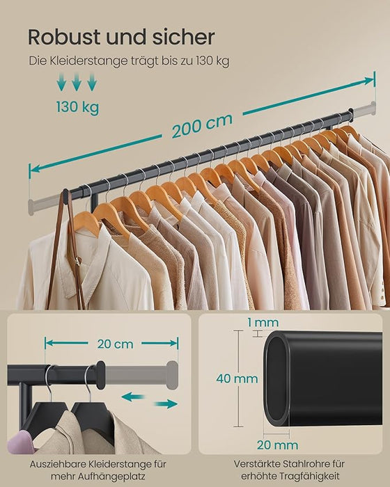 SONGMICS | SONGMICS Kleiderständer auf Rollen