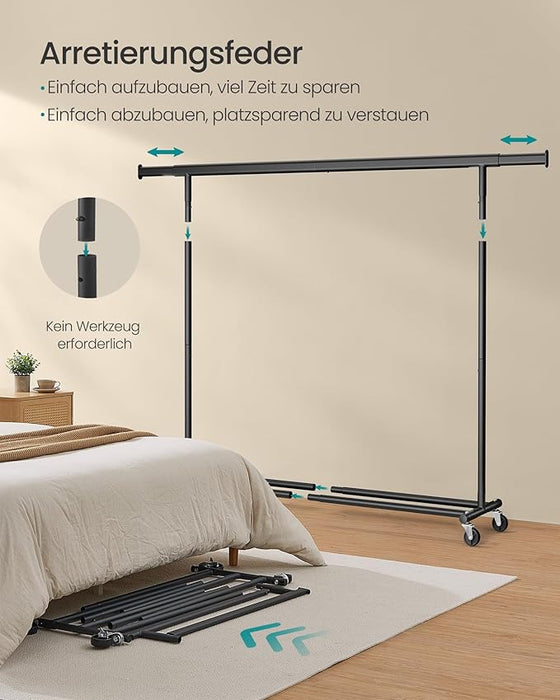 SONGMICS | SONGMICS Kleiderständer auf Rollen
