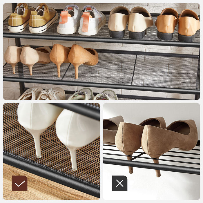 VASAGLE | Garderobenständer mit Schuhregal