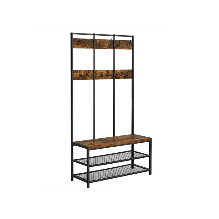 NEU | VASAGLE | Industriestil Garderobe & Schuhbank