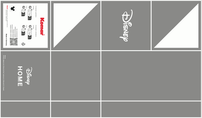 Komar NEU | Komar Wandtattoo - Zoomania - Größe 70 x 50 cm