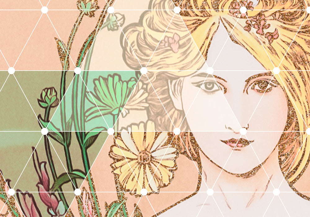 Digitaldruck Vlies Fototapete | Printemps | 100 x 280 cm