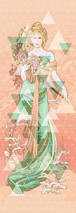 Digitaldruck Vlies Fototapete | Printemps | 100 x 280 cm