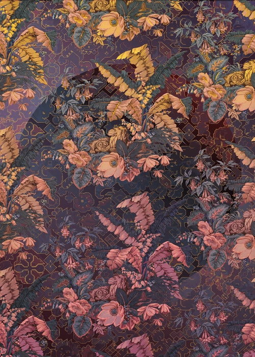 Digitaldruck Vlies Fototapete | Orient Violet | 200 x 270 cm