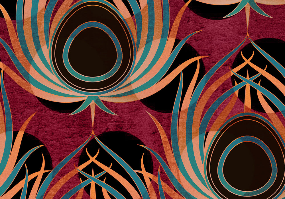 Digitaldruck Vlies Fototapete | Paon Rouge | 200 x 280 cm