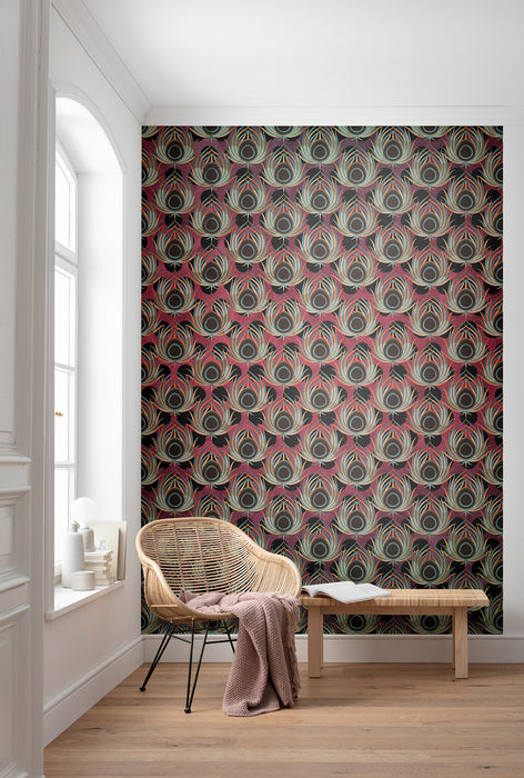 Digitaldruck Vlies Fototapete | Paon Rouge | 200 x 280 cm