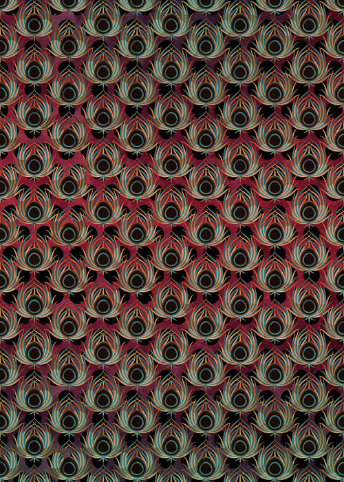 Digitaldruck Vlies Fototapete | Paon Rouge | 200 x 280 cm