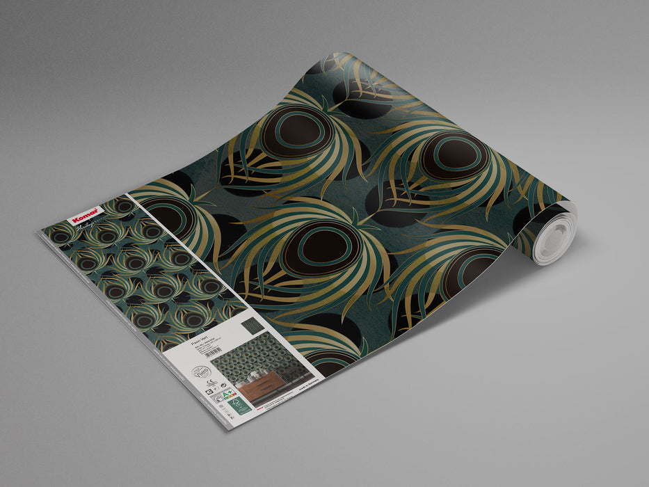 Digitaldruck Vlies Fototapete | Paon Vert | 200 x 280 cm