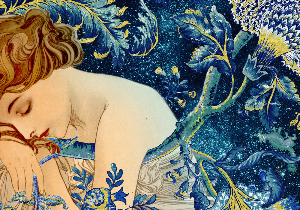 Digitaldruck Vlies Fototapete | Femme d'Or | 200 x 280 cm