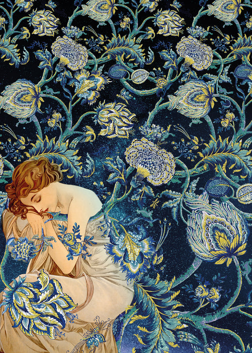 Digitaldruck Vlies Fototapete | Femme d'Or | 200 x 280 cm