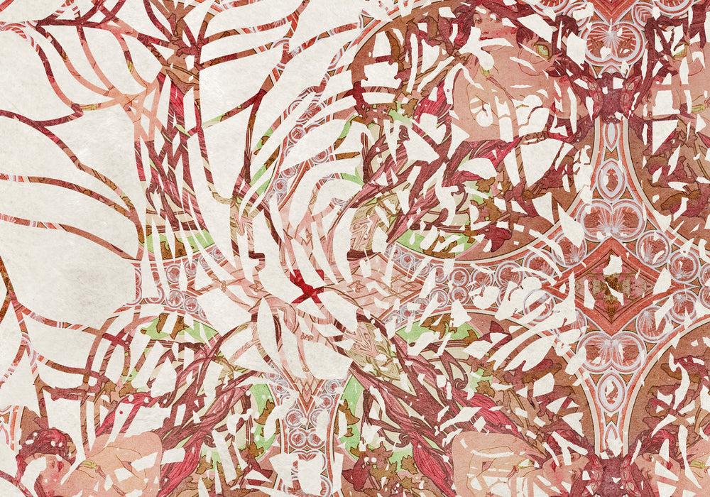 Digitaldruck Vlies Fototapete | Art Nouveau Rouge | 250 x 280 cm