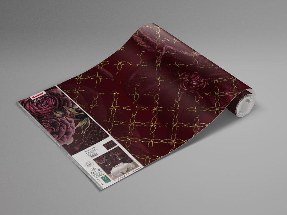 Digitaldruck Vlies Fototapete | Rouge Intense | 350 x 280 cm