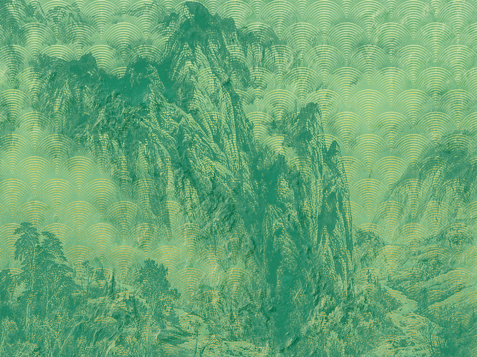 Digitaldruck Vlies Fototapete | Montagnes | 400 x 280 cm