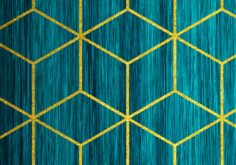 Digitaldruck Vlies Fototapete | Mystique Vert | 400 x 280 cm