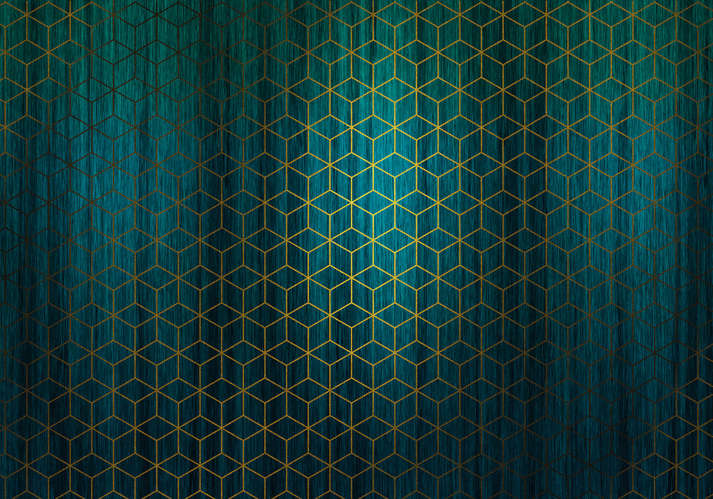 Digitaldruck Vlies Fototapete | Mystique Vert | 400 x 280 cm