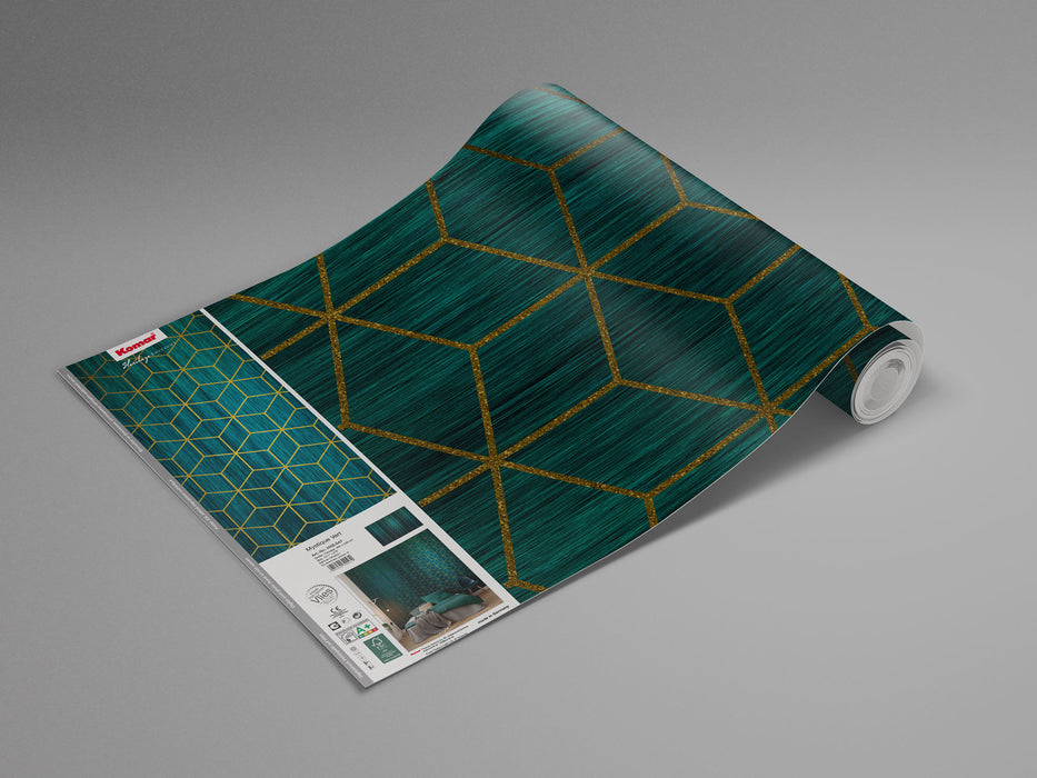 Digitaldruck Vlies Fototapete | Mystique Vert | 400 x 280 cm