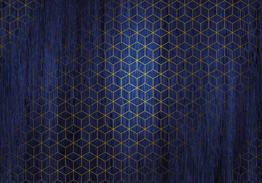Digitaldruck Vlies Fototapete | Mystique Bleu | 400 x 280 cm