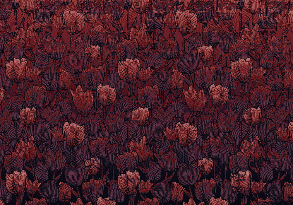 Digitaldruck Vlies Fototapete | Tulipe | 400 x 280 cm