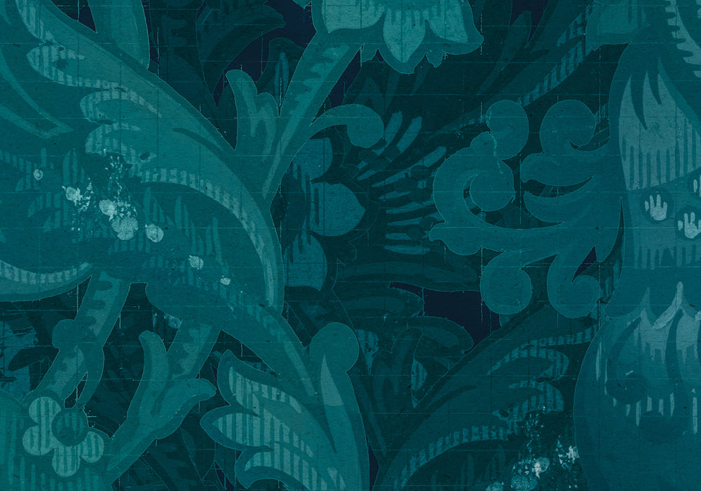 Digitaldruck Vlies Fototapete | Fleurs de Nuit | 400 x 280 cm