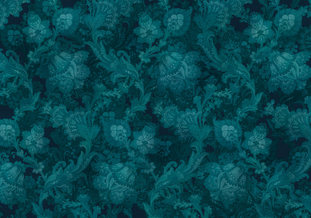 Digitaldruck Vlies Fototapete | Fleurs de Nuit | 400 x 280 cm