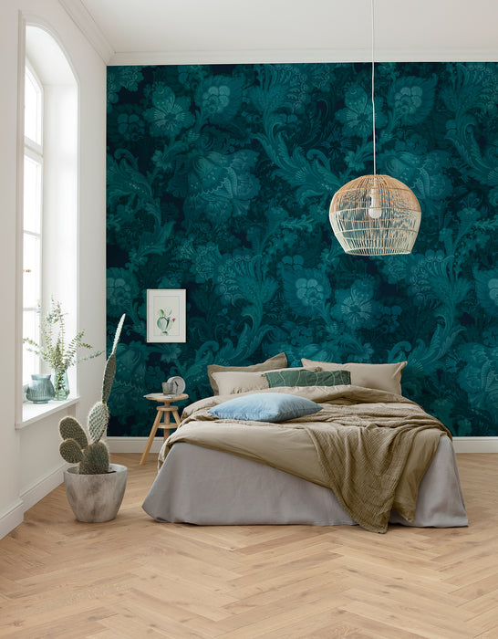 Digitaldruck Vlies Fototapete | Fleurs de Nuit | 400 x 280 cm