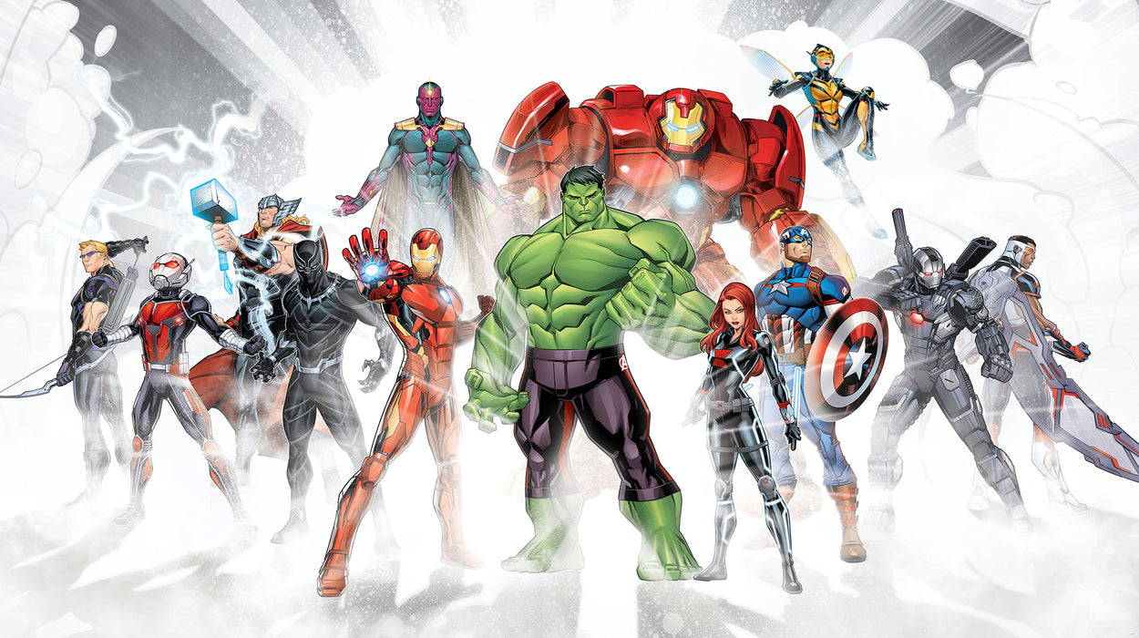 Digitaldruck Vlies Fototapete | Avengers Unite | 500 x 280 cm