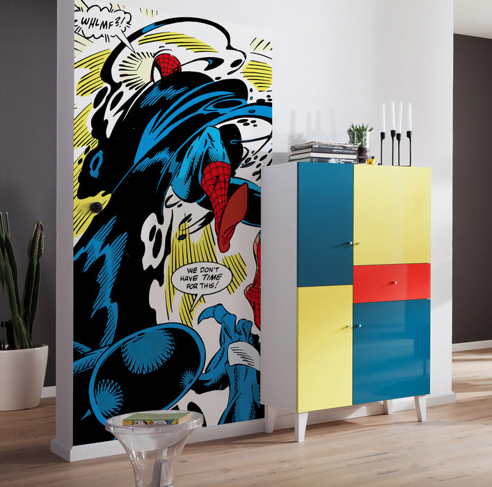Digitaldruck Vlies Fototapete | Spider | Man Retro Comic | 100 x 200 cm