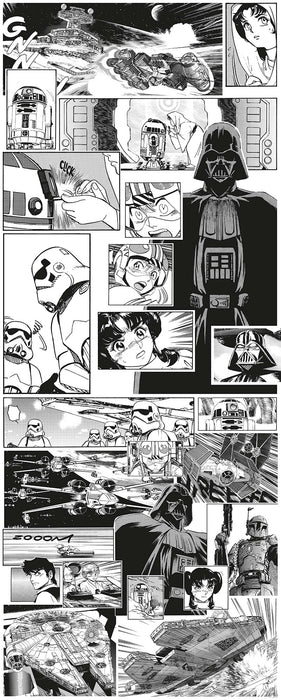 Digitaldruck Vlies Fototapete | Star Wars Manga Madness | 100 x 250 cm
