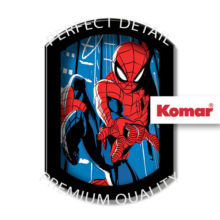 Komar NEU | Digitaldruck Vlies Fototapete - Spider-Man Rooftop-Rockin‘ - Größe 100 x 250 cm