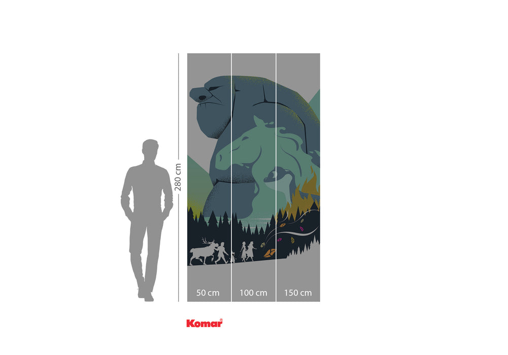 Digitaldruck Vlies Fototapete | Frozen Adventure | 150 x 280 cm
