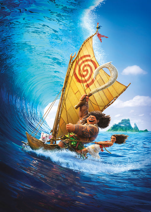 Digitaldruck Vlies Fototapete | Moana Ride the Wave | 200 x 280 cm