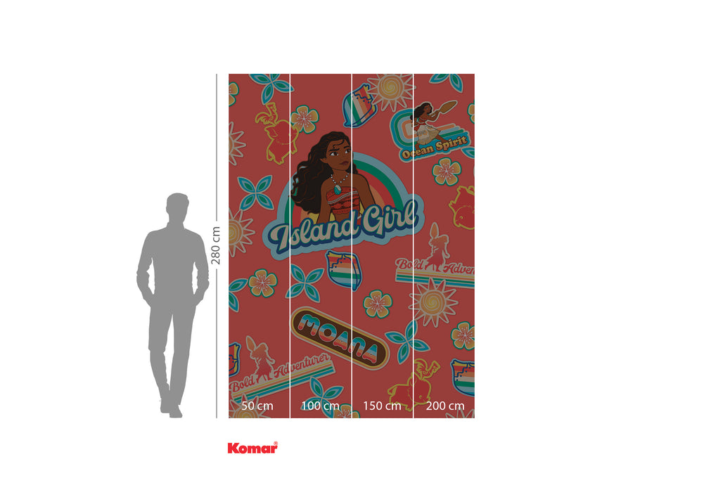 Digitaldruck Vlies Fototapete | Moana Island Girl | 200 x 280 cm