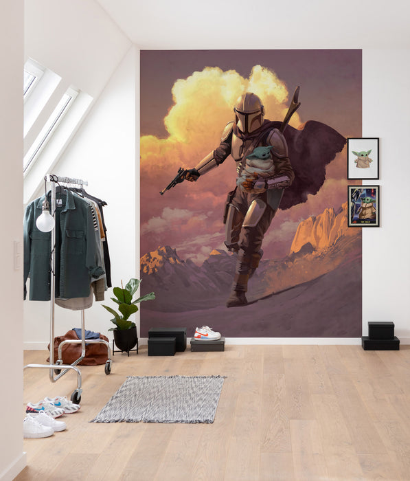 Digitaldruck Vlies Fototapete | Mandalorian Escape | 200 x 280 cm