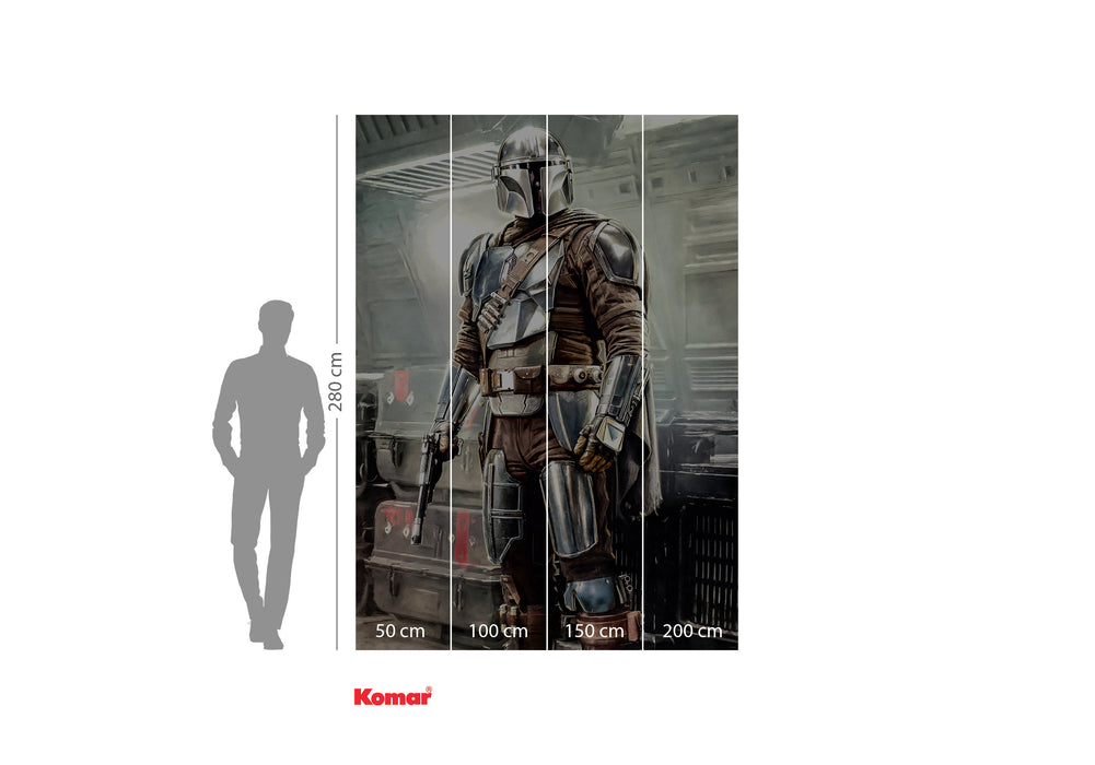 Digitaldruck Vlies Fototapete | Mandalorian Fight Posture | 200 x 280 cm