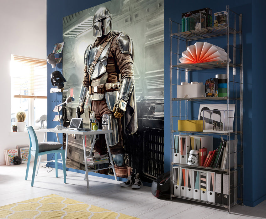 Digitaldruck Vlies Fototapete | Mandalorian Fight Posture | 200 x 280 cm