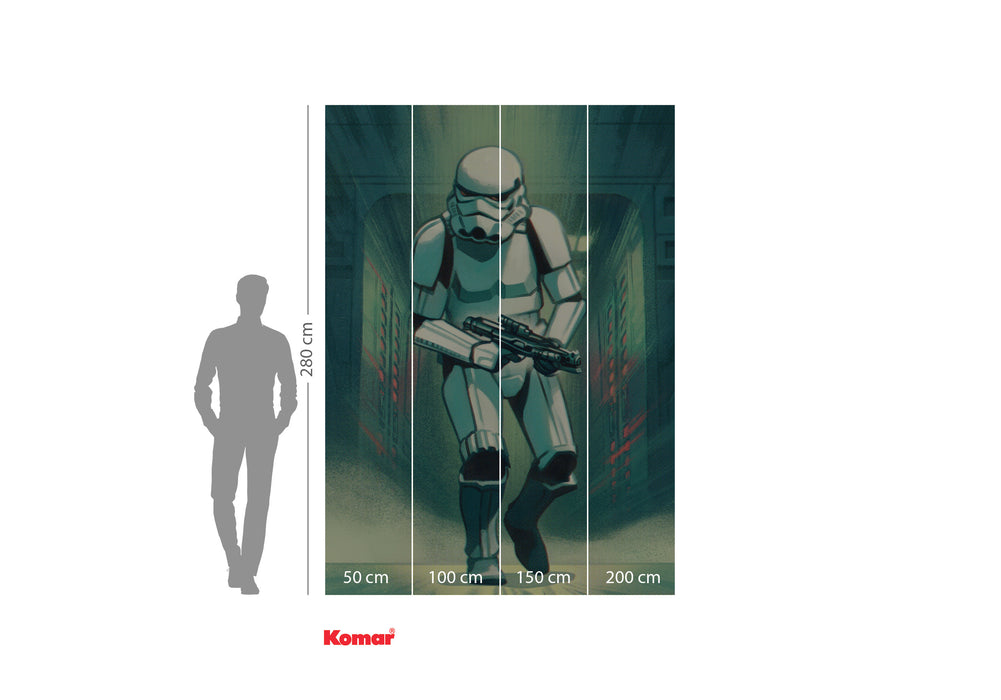 Digitaldruck Vlies Fototapete | Mandalorian Stormtrooper Print | 200 x 280 cm