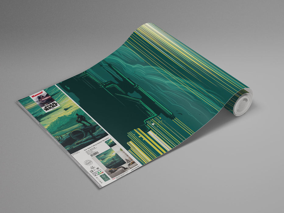 Digitaldruck Vlies Fototapete | Star Wars X | Wing Assault Takodana | 200 x 280 cm