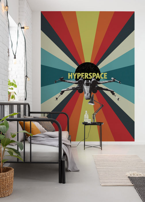 Digitaldruck Vlies Fototapete | Star Wars Hyperspace | 200 x 280 cm