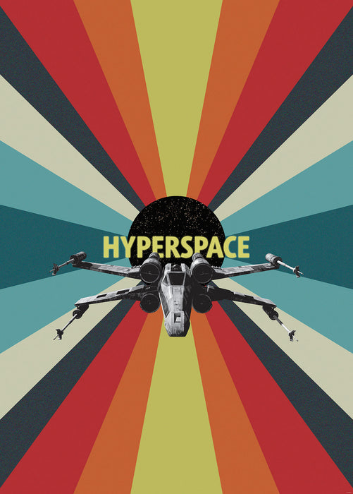 Digitaldruck Vlies Fototapete | Star Wars Hyperspace | 200 x 280 cm