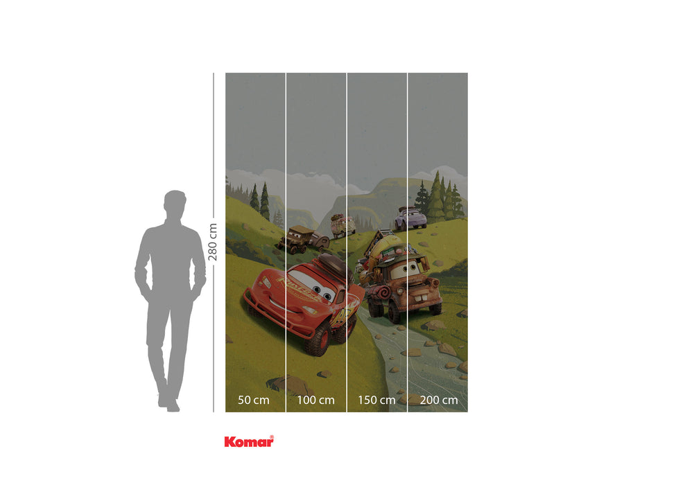 Digitaldruck Vlies Fototapete | Cars Camping | 200 x 280 cm