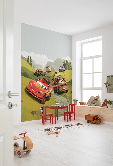 Digitaldruck Vlies Fototapete | Cars Camping | 200 x 280 cm