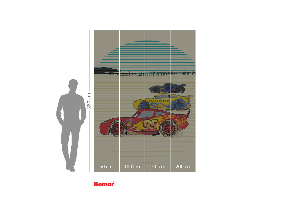 Digitaldruck Vlies Fototapete | Cars Stream Lines | 200 x 280 cm