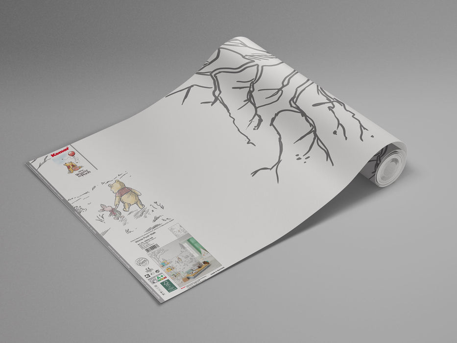 Digitaldruck Vlies Fototapete | Winnie the Pooh Walk | 200 x 280 cm