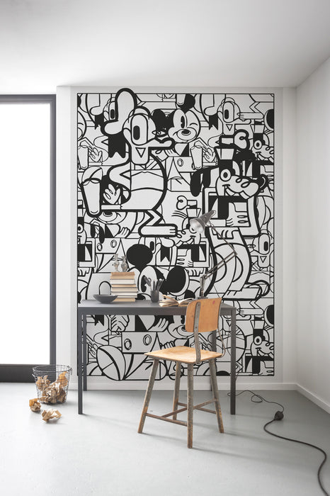 Digitaldruck Vlies Fototapete | Mickey Constructive | 200 x 280 cm