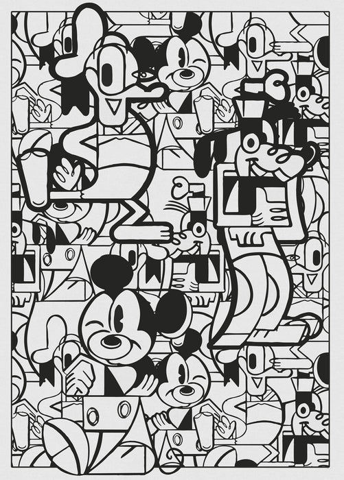 Digitaldruck Vlies Fototapete | Mickey Constructive | 200 x 280 cm