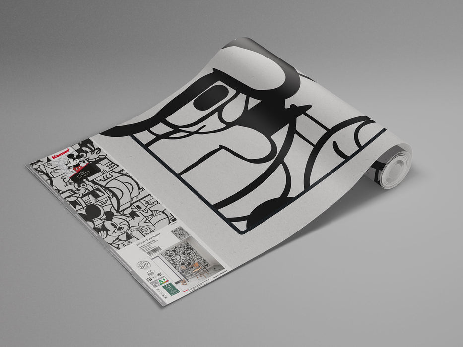 Digitaldruck Vlies Fototapete | Mickey Constructive | 200 x 280 cm