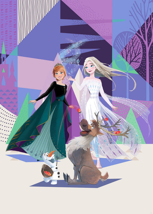 Digitaldruck Vlies Fototapete | Frozen Abstract Arendelle | 200 x 280 cm