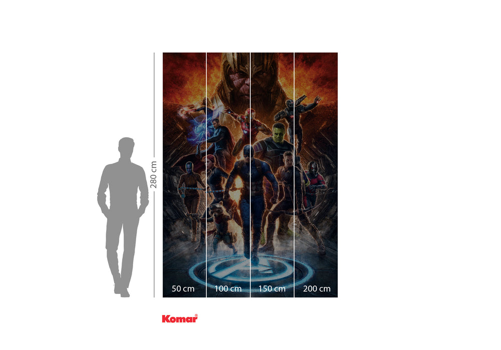 Digitaldruck Vlies Fototapete | Avengers vs Thanos | 200 x 280 cm