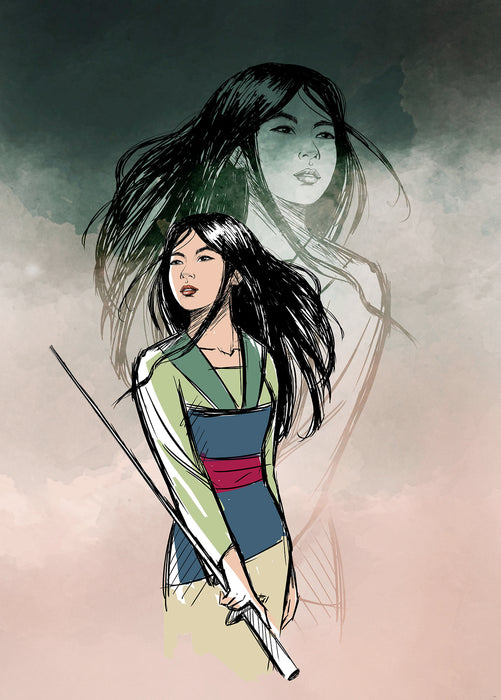 Digitaldruck Vlies Fototapete | Brave Mulan | 200 x 280 cm