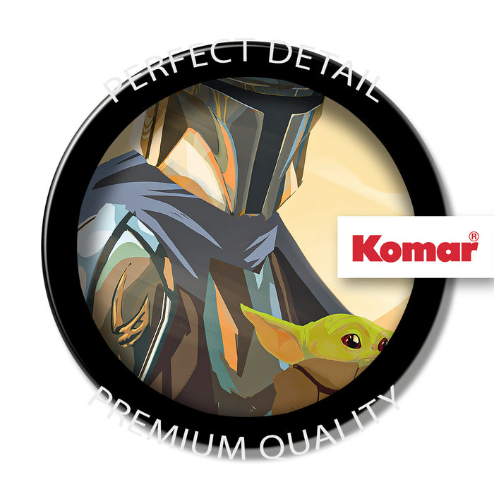 Komar NEU | Digitaldruck Vlies Fototapete - The Mandalorian Hunt for Grogu - Größe 200 x 250 cm